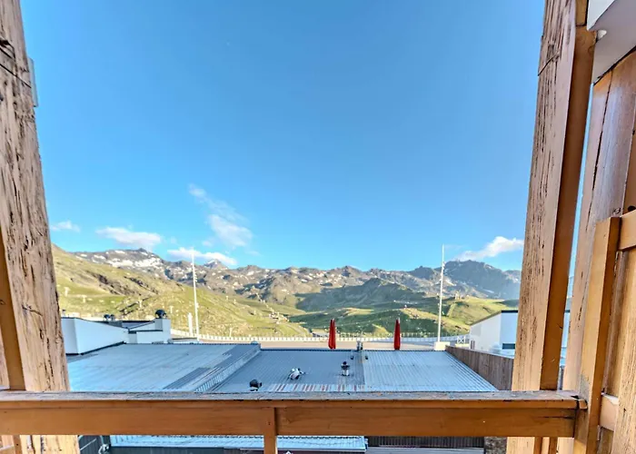 Bright Modern - Balcony With Panoramic Mountain Views - Olympiades Daire Val Thorens