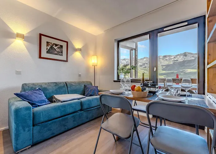 Bright Modern - Balcony With Panoramic Mountain Views - Olympiades Daire Val Thorens
